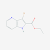 Picture of 3-Bromo-1H-pyrrolo[3,2-b]pyridine-2-carboxylic acid ethyl ester