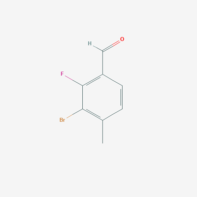 Picture of 3-bromo-2-fluoro-4-methylbenzaldehyde 