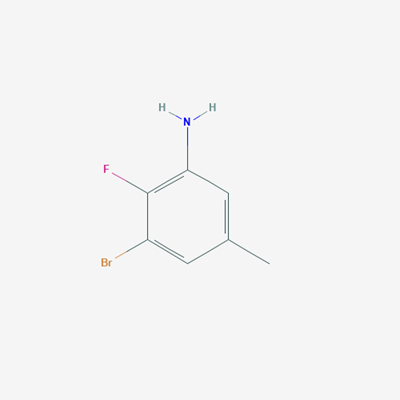 Picture of 3-bromo-2-fluoro-5-methylaniline
