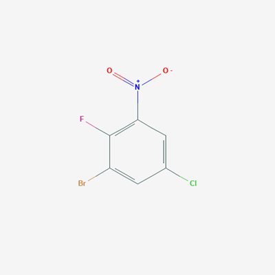 Picture of 3-bromo-5-chloro-2-fluoronitrobenzene 