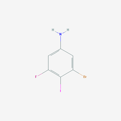 Picture of 3-Bromo-5-fluoro-4-iodoaniline