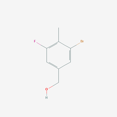Picture of 3-bromo-5-fluoro-4-methylbenzyl alcohol