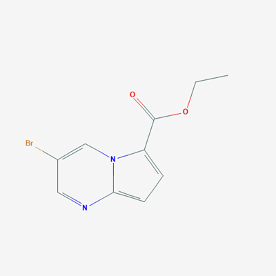 Picture of 3-Bromo-pyrrolo[1,2-a]pyrimidine-6-carboxylic acid ethyl ester