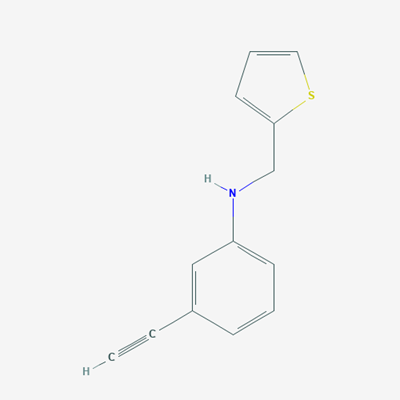 Picture of 3-Ethynyl-N-(thiophen-2-ylmethyl)aniline