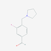 Picture of 3-Fluoro-4-(pyrrolidin-1-ylmethyl)benzaldehyde
