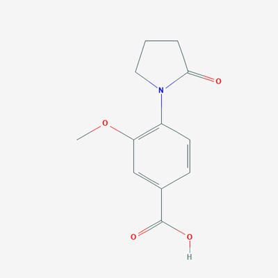 Picture of 3-Methoxy-4-(2-oxopyrrolidin-1-yl)benzoic acid