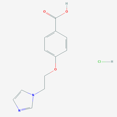 Picture of 4-(2-(1H-Imidazol-1-yl)ethoxy)benzoic acid hydrochloride