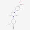 Picture of 4-(3-(4-Cyano-3-(trifluoromethyl)phenyl)-5,5-dimethyl-4-oxo-2-thioxoimidazolidin-1-yl)-2-fluorobenzoic acid