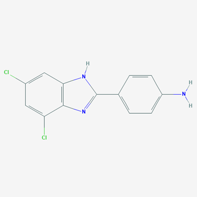 Picture of 4-(5,7-Dichloro-1H-benzo[d]imidazol-2-yl)aniline