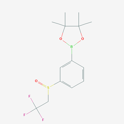 Picture of 4,4,5,5-Tetramethyl-2-(3-((2,2,2-trifluoroethyl)sulfinyl)phenyl)-1,3,2-dioxaborolane