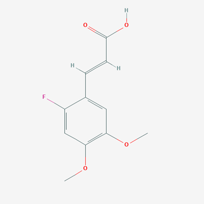 Picture of 4,5-dimethoxy-2-fluorocinamic acid