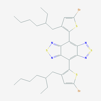 Picture of 4,8-bis(5-bromo-3-(2-ethylhexyl)-2-thienyl)-2|E4|A2-Benzo[1,2-c:4,5-c']bis[1,2,5]thiadiazole