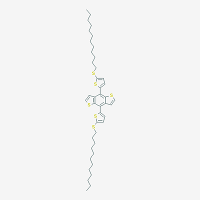 Picture of 4,8-Bis(5-dodecylsulfanylthiophen-2-yl)thieno[2,3-f][1]benzothiole