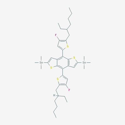 Picture of 4,8-Bis-[5-(2-ethyl-hexyl)-4-fluoro-thiophen-2-yl]-2,6-bis-trimethylstannanyl-1,5-dithia-s-indacene