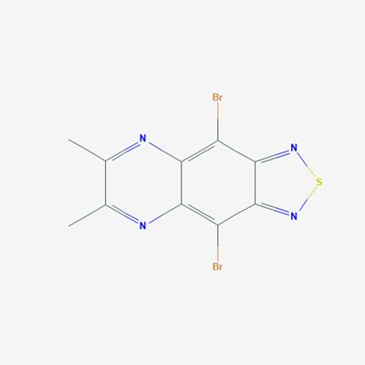 Picture of 4,9-Dibromo-6,7-dimethyl-2-thia-1,3,5,8-tetraaza-cyclopenta[b]naphthalene