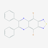 Picture of 4,9-Dibromo-6,7-diphenyl-2-thia-1,3,5,8-tetraaza-cyclopenta[b]naphthalene