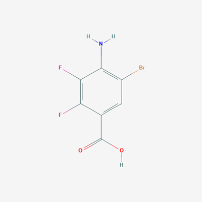 Picture of 4-amino-5-bromo-2,3-difluorobenzoic acid