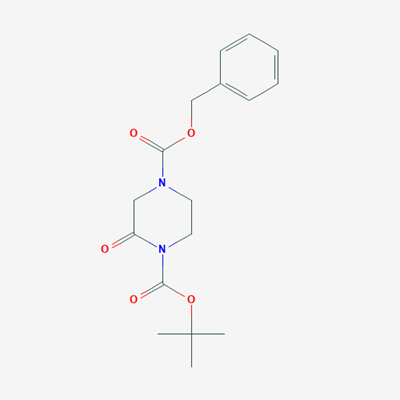 Picture of 4-Benzyl 1-tert-butyl 2-oxopiperazine-1,4-dicarboxylate