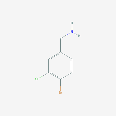 Picture of 4-bromo-3-chlorobenzyl amine