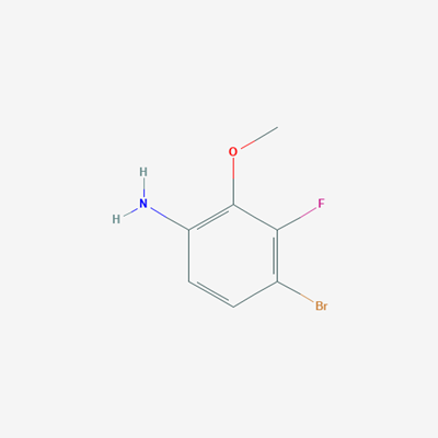 Picture of 4-Bromo-3-fluoro-2-methoxyaniline