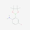Picture of 4-Fluoro-2-(4,4,5,5-tetramethyl-1,3,2-dioxaborolan-2-yl)aniline