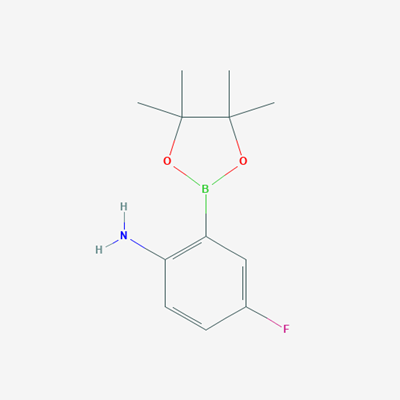 Picture of 4-Fluoro-2-(4,4,5,5-tetramethyl-1,3,2-dioxaborolan-2-yl)aniline