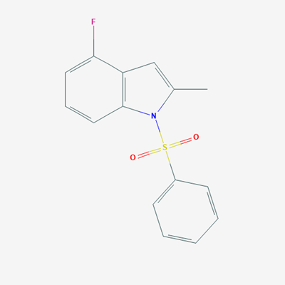 Picture of 4-Fluoro-2-methyl-1-phenylsulfonyl-1H-indole