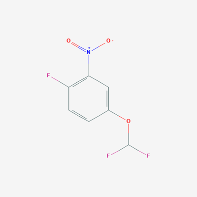 Picture of 4-fluoro-3-nitro-1-(difluoromethoxy)benzene