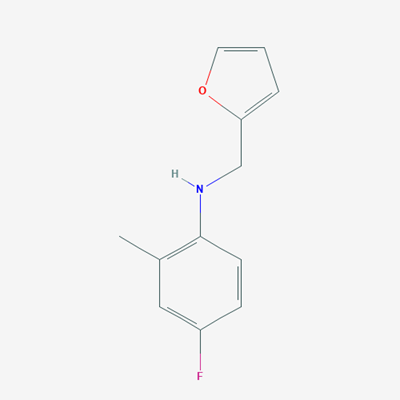 Picture of 4-Fluoro-N-(furan-2-ylmethyl)-2-methylaniline