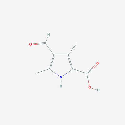 Picture of 4-Formyl-3,5-dimethyl-1H-pyrrole-2-carboxylic acid