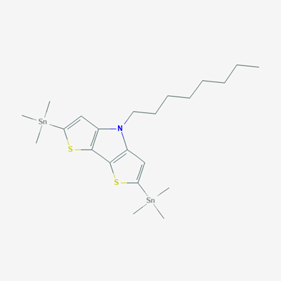 Picture of 4H-Dithieno[3,2-b:2',3'-d]pyrrole, 4-octyl-2,6-bis(trimethylstannyl)-