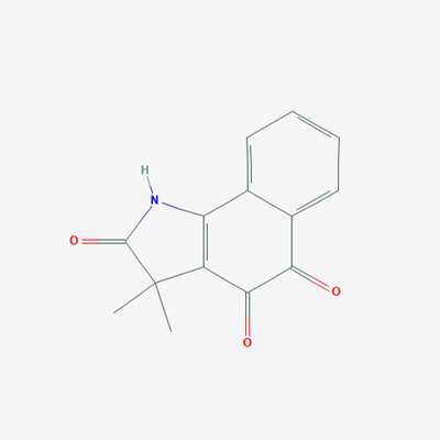 Picture of 4-Hydroxy-3,3-dimethyl-2H-benzo[g]indole-2,5(3H)-dione