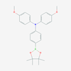 Picture of 4-Methoxy-N-(4-methoxyphenyl)-N-(4-(4,4,5,5-tetramethyl-1,3,2-dioxaborolan-2-yl)phenyl)aniline