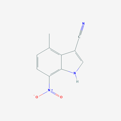 Picture of 4-Methyl-7-nitro-1H-indole-3-carbonitrile