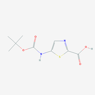 Picture of 5-((tert-Butoxycarbonyl)amino)thiazole-2-carboxylic acid