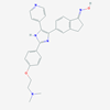 Picture of 5-(2-(4-(2-(Dimethylamino)ethoxy)phenyl)-5-(pyridin-4-yl)-1H-imidazol-4-yl)-2,3-dihydro-1H-inden-1-one oxime