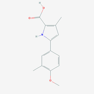 Picture of 5-(4-Methoxy-3-methylphenyl)-3-methyl-1H-pyrrole-2-carboxylic acid