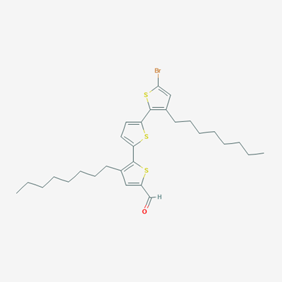 Picture of 5-[5-(5-Bromo-3-octylthiophen-2-yl)thiophen-2-yl]-4-octylthiophene-2-carbaldehyde