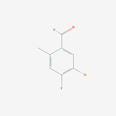 Picture of 5-bromo-4-fluoro-2-methylbenzaldehyde