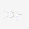 Picture of 5-Bromo-6-fluoro-2-methyl-1H-indole