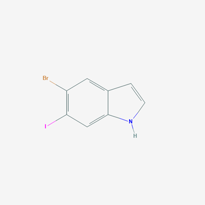 Picture of 5-Bromo-6-iodo-1H-indole