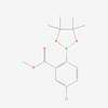 Picture of 5-Chloro-2-(4,4,5,5-tetramethyl-[1,3,2]dioxaborolan-2-yl)benzoic acid methyl ester
