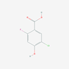 Picture of 5-chloro-2-fluoro-4-hydroxybenzoic acid 