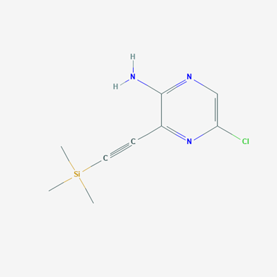 Picture of 5-Chloro-3-((trimethylsilyl)-ethynyl)pyrazin-2-amine