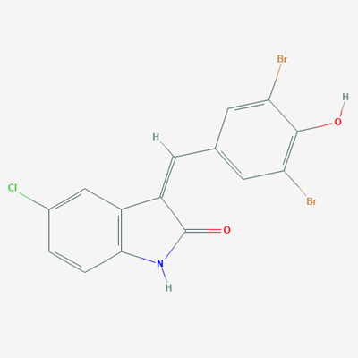 Picture of 5-Chloro-3-(3,5-dibromo-4-hydroxybenzylidene)indolin-2-one