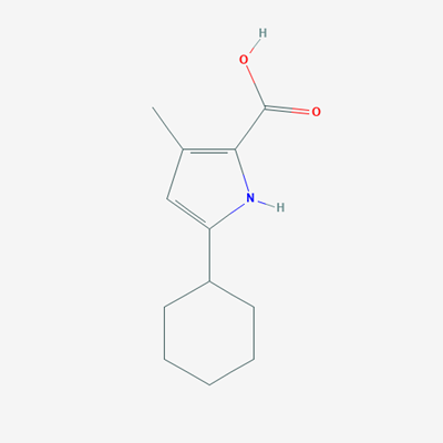 Picture of 5-Cyclohexyl-3-methyl-1H-pyrrole-2-carboxylic acid