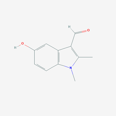 Picture of 5-Hydroxy-1,2-dimethyl-1H-indole-3-carbaldehyde