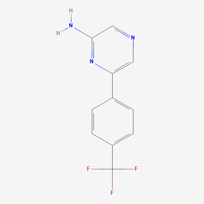 Picture of 6-(4-(Trifluoromethyl)phenyl)pyrazin-2-amine