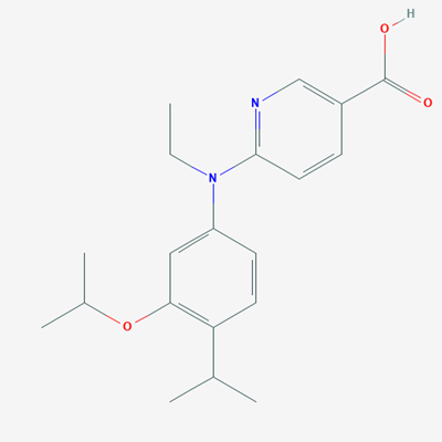 Picture of 6-(Ethyl(3-isopropoxy-4-isopropylphenyl)amino)nicotinic acid