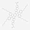 Picture of 6,6,12,12-Tetrakis(4-hexylphenyl)-6,12-dihydrodithieno[3,2-
b;2',3'-d]thiophene-s-indacenodithieno[3,2-b;2',3'-d]
thiophene-2,8-dicarboxaldehyde